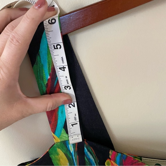 Farm Rio Preta Banana Linen Mini Dress - Picture 5 of 8